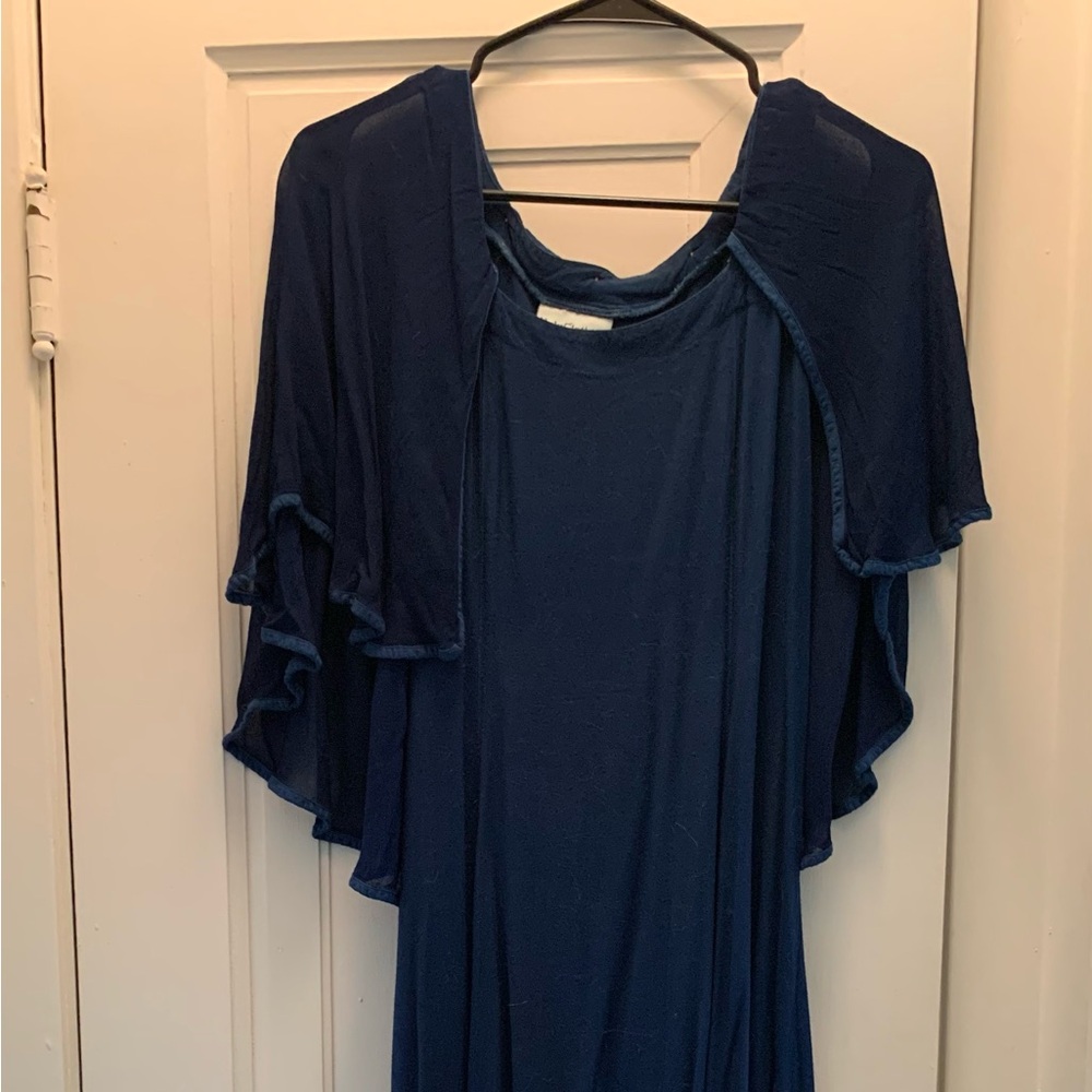 Holy Clothing Juliette maxi (M) - Navy Blue